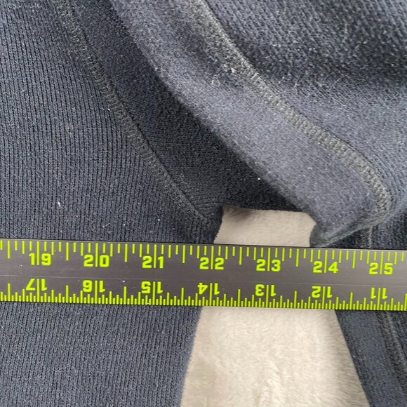 Eddie Bauer Mens Sweatshirt M  Black Fleece Pullover Cotton Polyester Blend - Picture 4 of 7